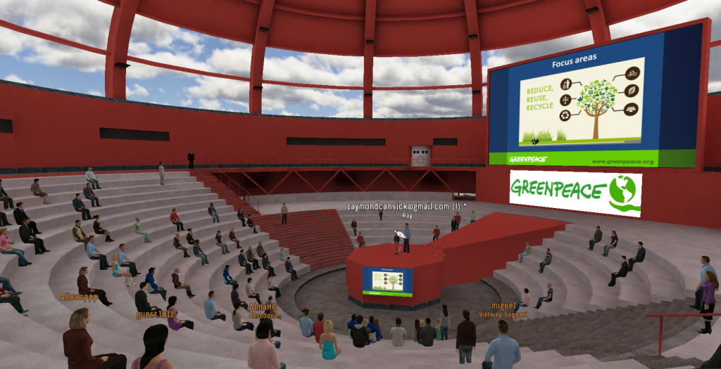 evento virtual con greenpeace