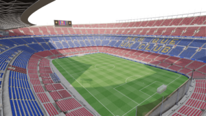 virtual camp nou aerial view